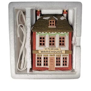 Vintage Christmas Village M. Fezziwig’s Warehouse – Dickens Collectible